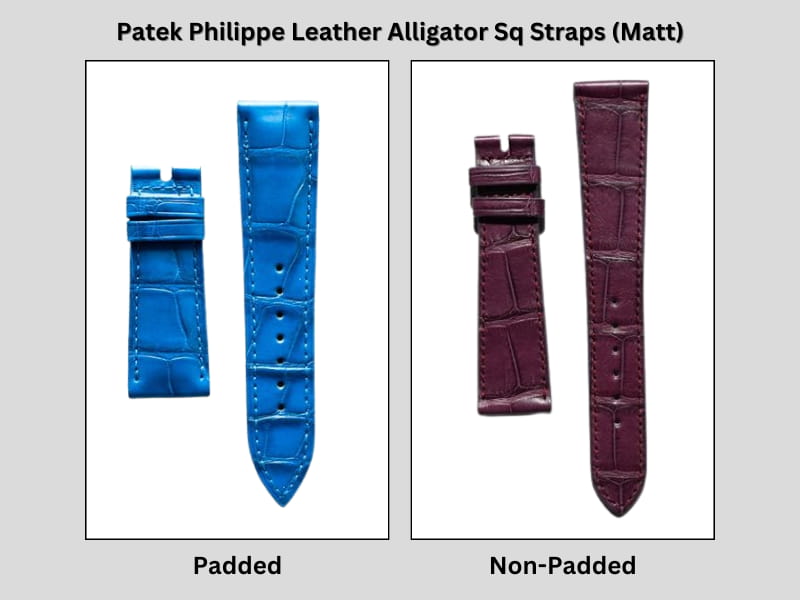 Leather Alligator Straps (Matt)