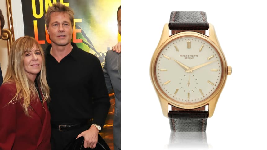 Brad Pitt Wearing Patek Philippe