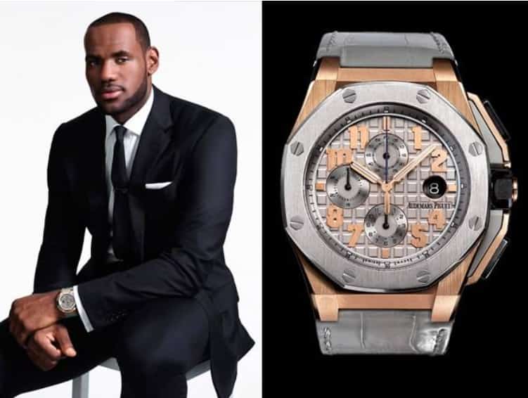 LeBron James wearing Royal Oak