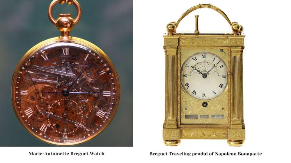 Iconic Breguet Marie Antoinette and Napoleon Bonaparte watches