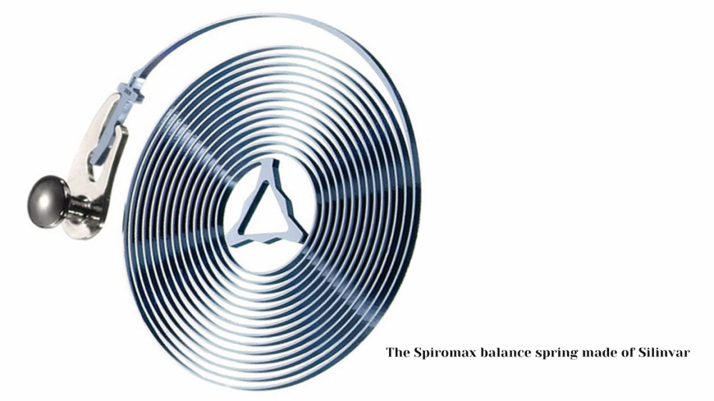 Spiromax balance  spring made of silinvar