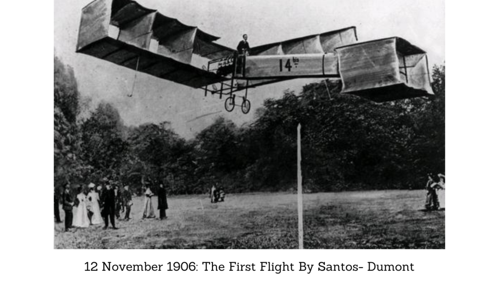 first flight by santos