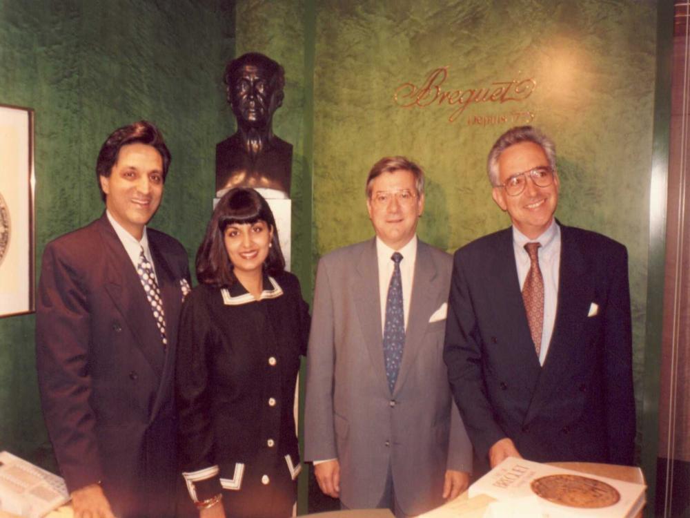 Love and Milan Mahtani with Francois Bodet