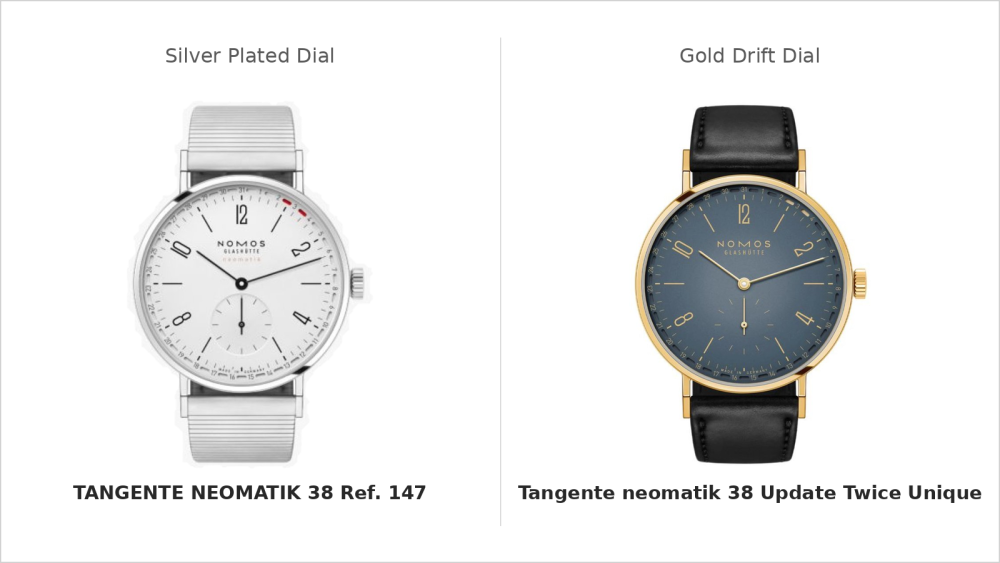 nomos tangente neomatik original dial vs