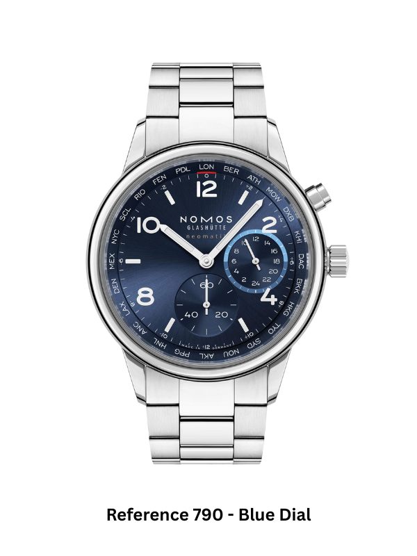 Club Sport neomatik Worldtimer blue - Reference 790