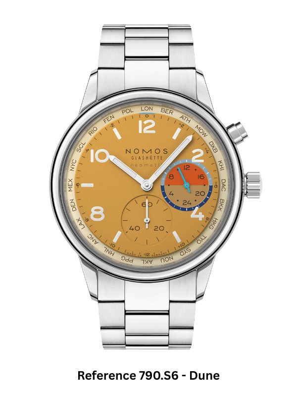 Club Sport neomatik Worldtimer Dune