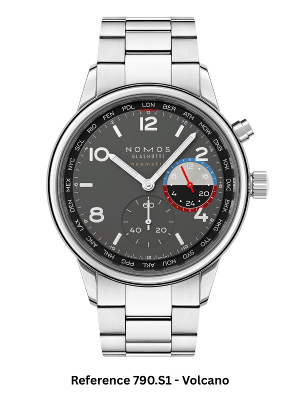 Club Sport neomatik Worldtimer Volcano