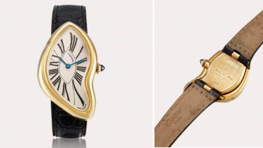 A yellow gold wristwatch, Circa 2000
