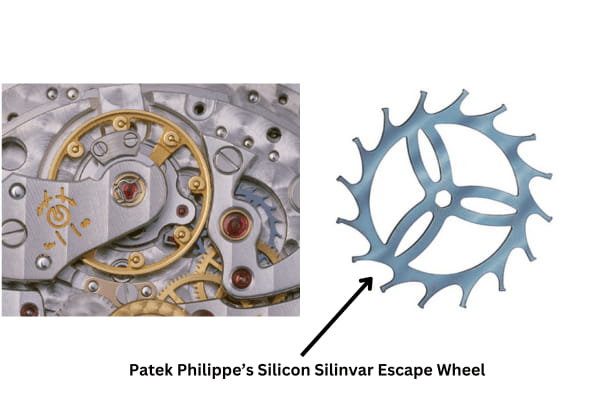 Patek Philippe’s Silicon Silinvar Escape Wheel 