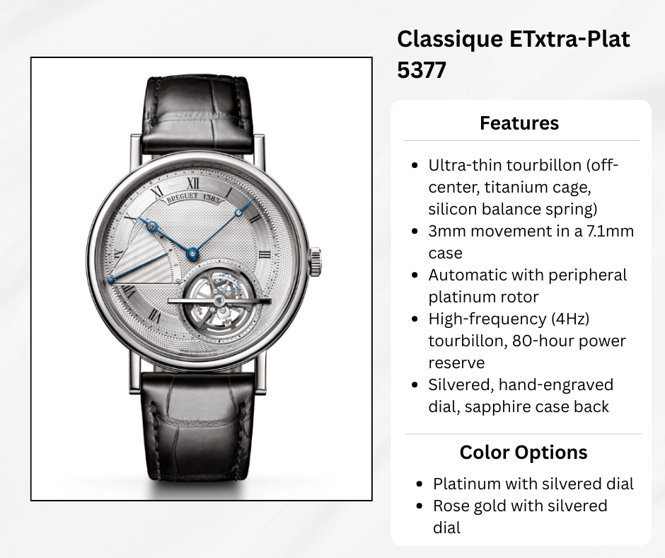  Classique Tourbillon Extra‑Plat 5367