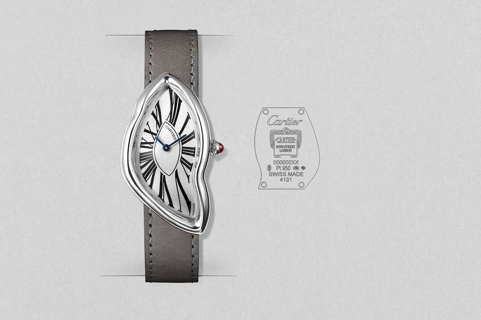 Cartier Crash London platinum
