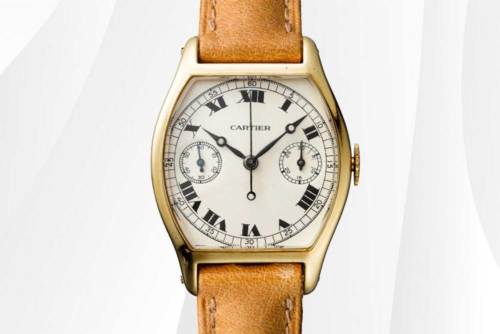 (Cartier Tortue Monopoussoir during 1920s)