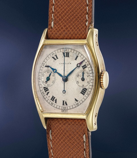 Yellow Gold Tortue Monopoussoir (1930)