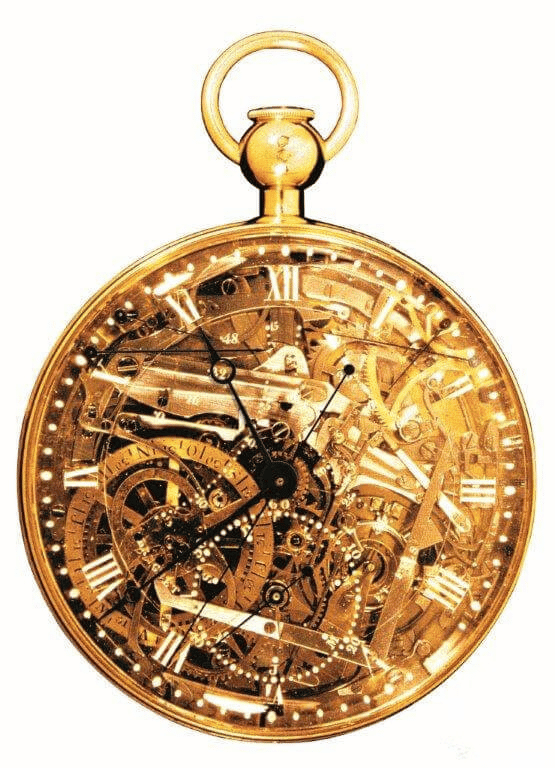Abraham-Louis Breguet’s pocket watch No. 160, commissioned in 1783 for Queen Marie Antoinette of France, was conceived as a showcase of every advanced horological feature of its time.