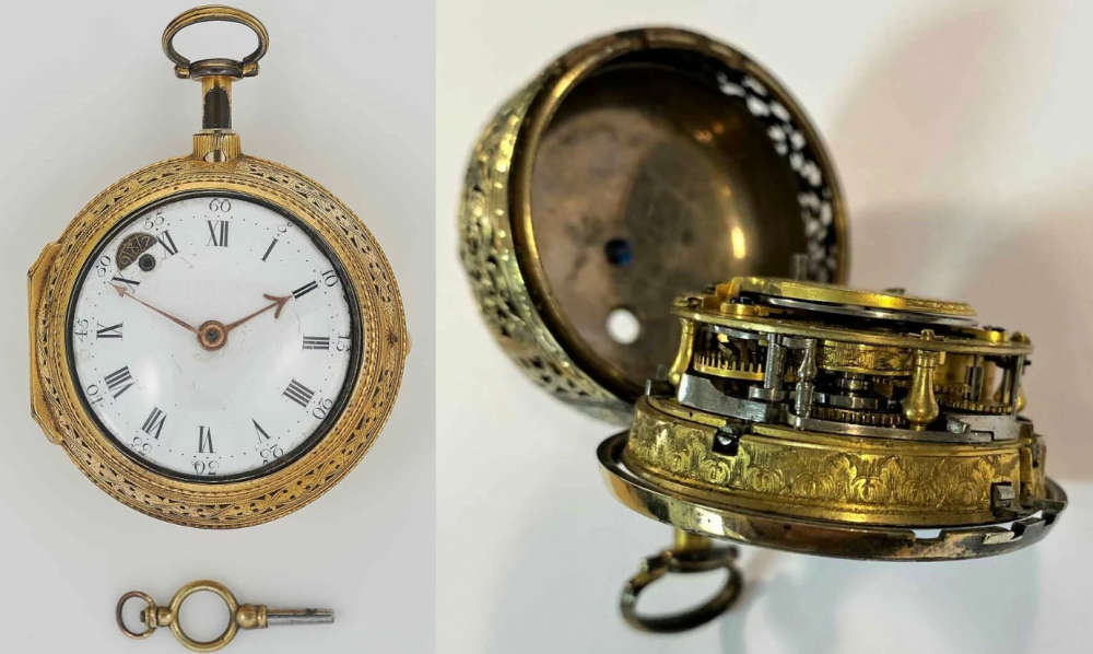 A repeating watch by Daniel Quare c.1700.