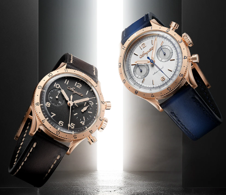 both versions Type XX Chronographe 2075