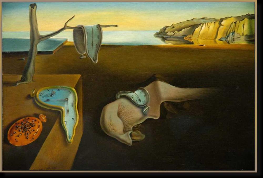 Salvador Dalí’s melting clock