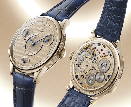 front and caseback view of Breguet Classique Régulateur à Pivot Magnétique 7225BH/0H/9V6