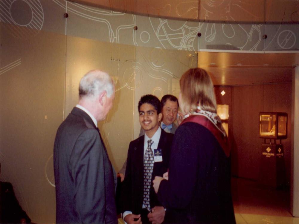 Rish Love Mahtani meeting Mr. Philippe Stern Owner