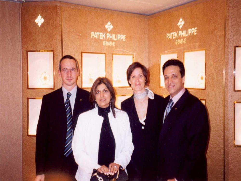 Milan and Love Mahtani with Jerome Pernici and Laura Ferrai
