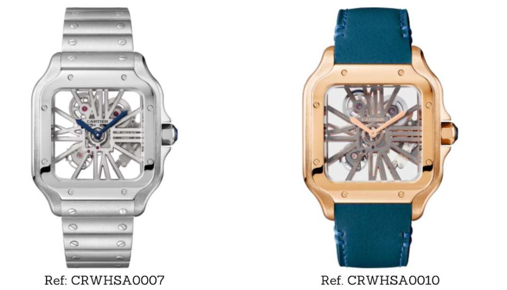 Cartier skeletonized models