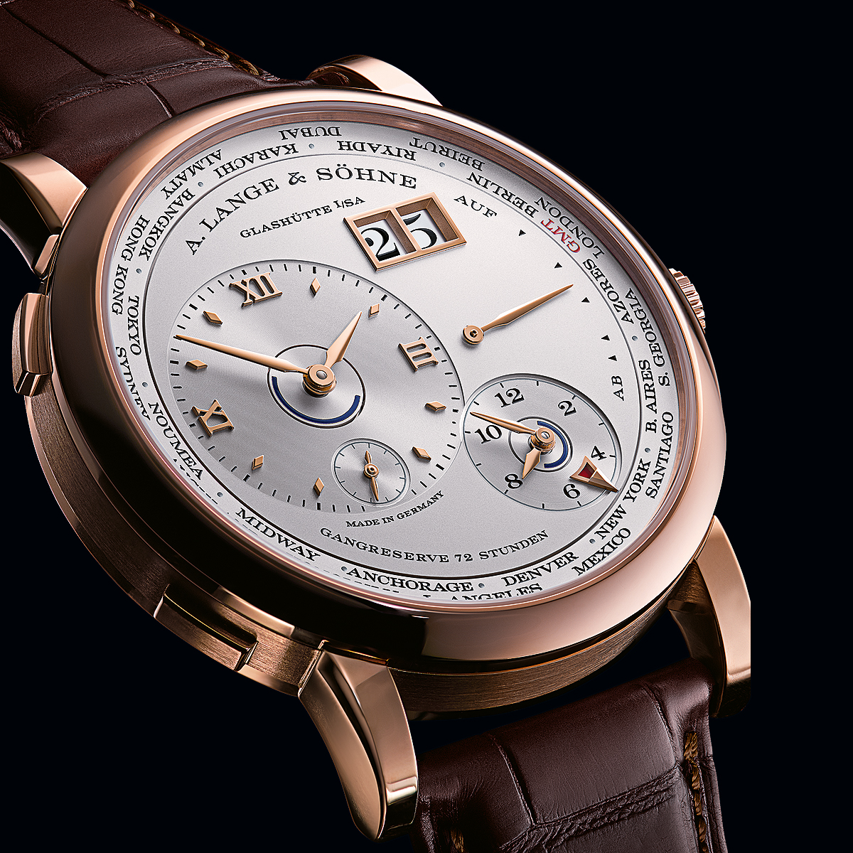 ALS_Lange1_TimeZone_2020_FI A Lange1 Time zone timepiece