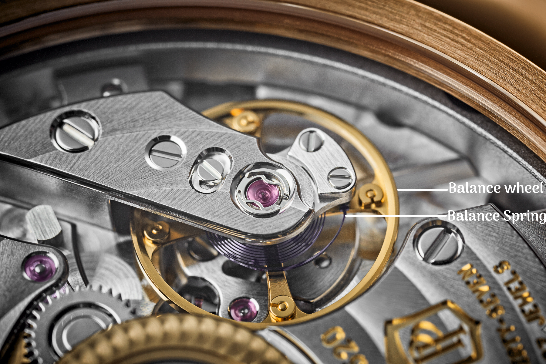 Balance wheel of a Patek Philippe watch