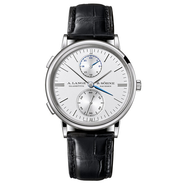 A Lange & Söhne Saxonia Collection GMT timepiece csm_ALS-Saxonia-Double-Fuseau-Horaire-2015-1_e159575f20 GMT with dependent hour hands