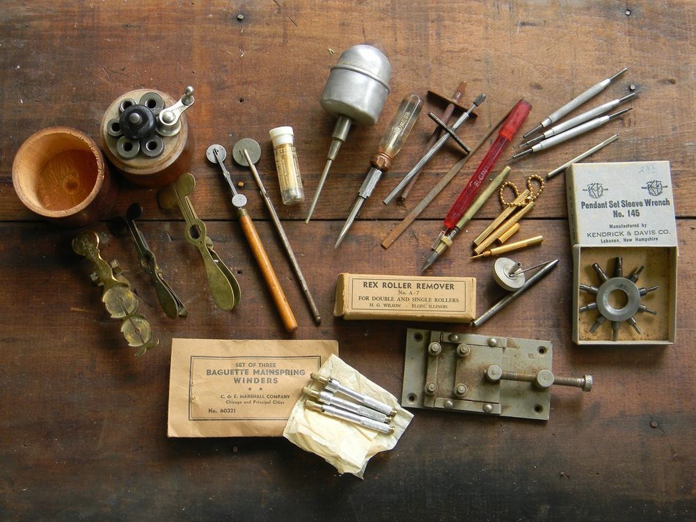 tools used in watch making