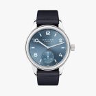 CLUB SPORT NEOMATIK POLAR | Black Blue Textile Strap | Sapphire Crystal Glass Back 