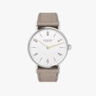 TANGENTE 33 DUO Ref. 127 | Velour Leather Beige Strap | Crystal Glass Back