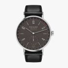 TANGENTE NEOMATIK 41 UPDATE RUTHENIUM Ref. 181| Horween Genuine Shell Cordovan Remborde Black Strap