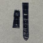 Strap PP Navy Blue Dep Leather Alligator (Shiny) - Sq scales [PDD] 19x16 mm Short