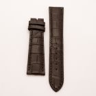 Strap PP Dark Brown Pin Leather Alligator (Matt) - Sq scales [PDD] 19x16 mm Regular