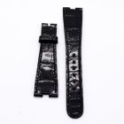 Strap PP Black Pin GOLDEN ELLIPSE Leather Alligator (Shiny) - Sq scales [NPD] 19x14 mm Regular