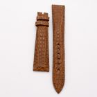 Strap PP Chocolate Brown Pin Leather Alligator (Matt) - Rd scales [PDD] 18x14 mm Long