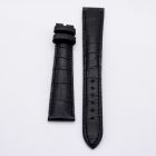 Strap PP Black Pin Leather Alligator (Matt) - Sq scales [PDD] 18x14 mm Long