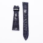 Strap PP Navy Blue Pin Leather Alligator (Shiny) - Rd scales [PDD] 18x14 mm Regular