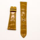 Strap PP Hazel Brown Pin Leather Alligator (Shiny) - Sq scales [PDD] 21x16 mm Regular