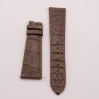 Strap PP Taupe Pin Leather Alligator (Matt) - Sq scales [PDD] 21x16 mm Regular