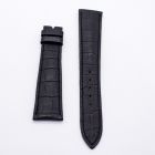 Strap PP Black Pin Leather Alligator (Matt) - Sq scales [PDD] 21x16 mm Long