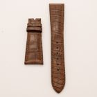Strap PP Brown Dep Leather Alligator (Matt) - Sq scales [PDD] 21x16 mm Regular