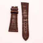 Strap PP Chocolate Brown Pin Leather Alligator (Matt) - Sq scales [PDD] 21x16 mm Regular