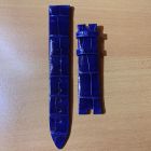 Strap BR Blue RDN Big Leather Alligator (Shiny) - Sq scales [PDD] 16x14 mm Regular