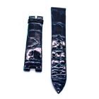 Strap BR Navy Blue RDN Big Leather Alligator (Shiny) - Sq scales [PDD] 16x14 mm Regular