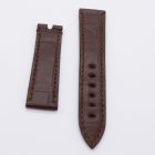 Strap BR Brown MARINE Leather Alligator (Matt) - Sq scales [PDD] 18x16 mm Regular