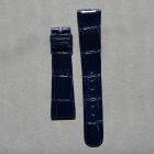 Strap AL Blue Leather Alligator (Shiny) - Sq scales [PDD] 20x16 mm Regular