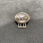 Buckle BR 18 mm Double Deployment/Butterfly 18k White Gold