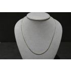 Chain Wheat Link LL 18k White Gold 18" 4.0 g