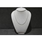 Chain Link Sauro LL 18k White Gold 16" 4.7 g